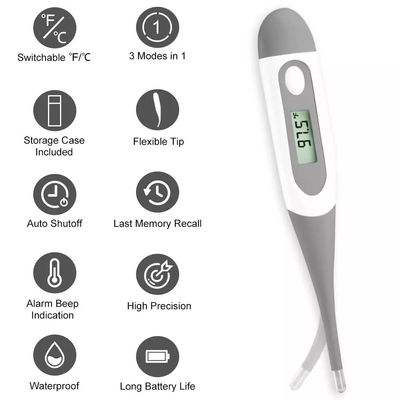 Portable Oral Underarm Armpit Rectal Test Baby Child Kid Adult Fever Digital Thermometer