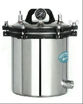Portable Pressure Steam Sterilizer Machine Electric Or LPG Heated Lab Dental Autoclave